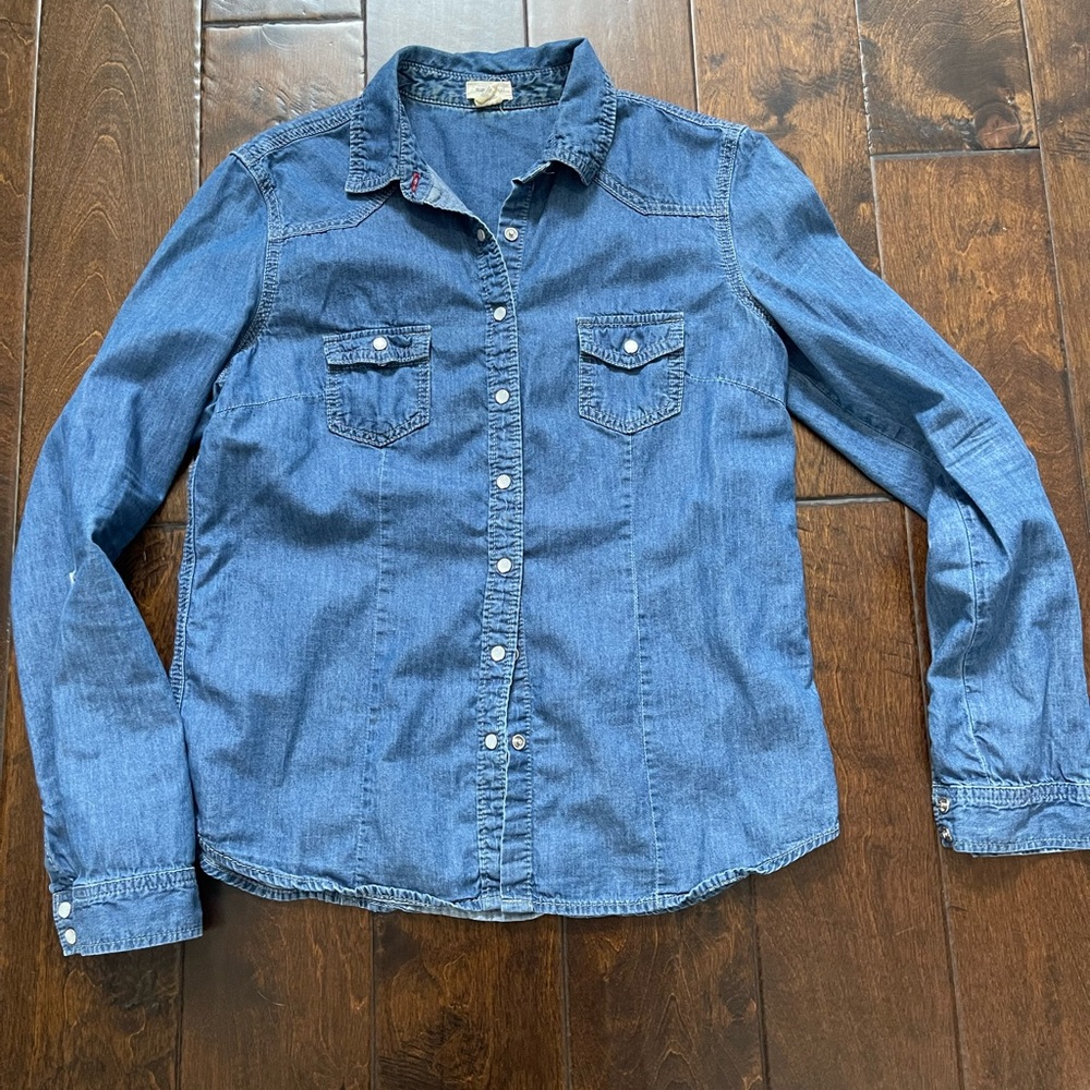 Denim top